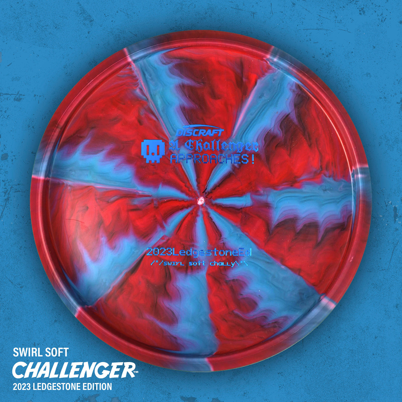 Discraft Swirly Soft Challenger Putter with 2023 Ledgestone Edition - Wave 3 Stamp - Speed 2