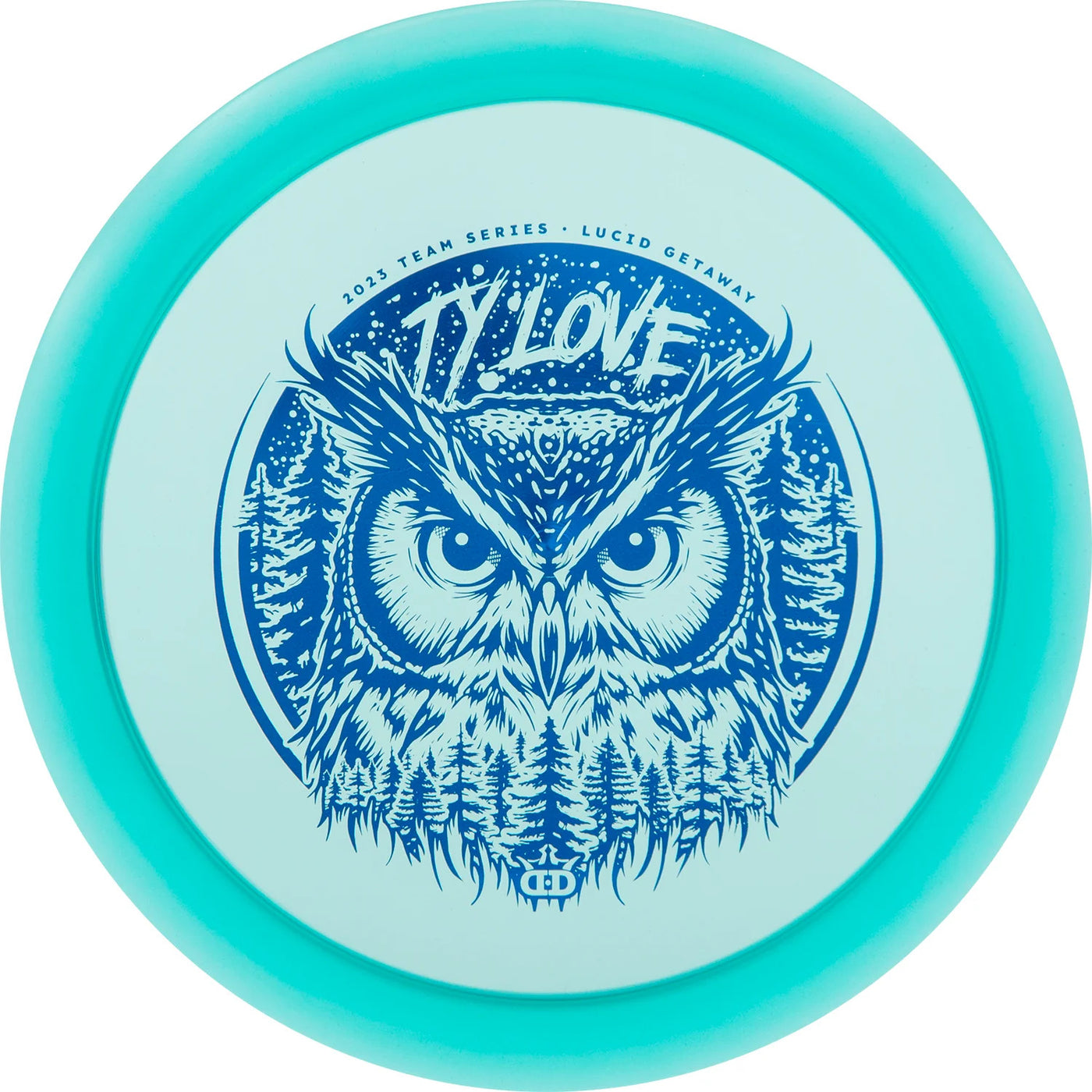 Dynamic Discs Lucid Getaway Fairway Driver with Ty Love Owl Team Series 2023 Stamp - Speed 9