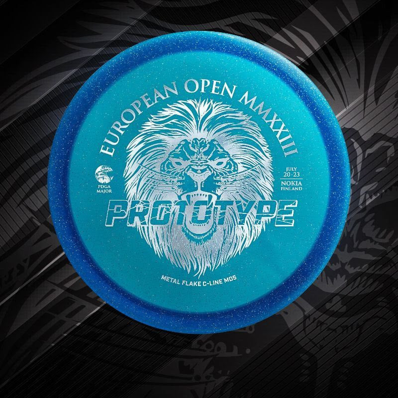 Discmania Italian C-Line Metal Flake MD5 Midrange with European Open 2023 Prototype | Nokia, Finland Stamp - Speed 5