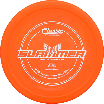 Dynamic Discs Classic Blend SockiBomb Slammer Putter with Sockibomb Ricky Wysocki Signature 2x World Champion Stamp - Speed 3