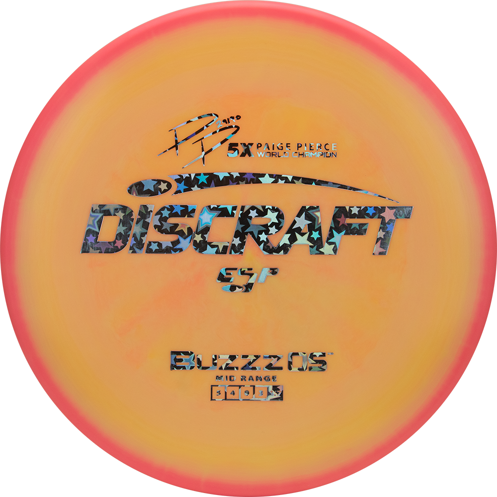 Discraft ESP BuzzzOS Midrange with PP 29190 5X Paige Pierce World Champion Stamp - Speed 5