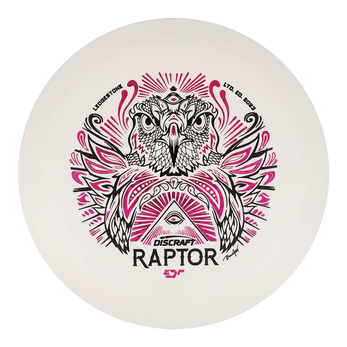 Discraft ESP Raptor Distance Driver with 2023 Ledgestone Edition - Wave 4 Stamp - Speed 9