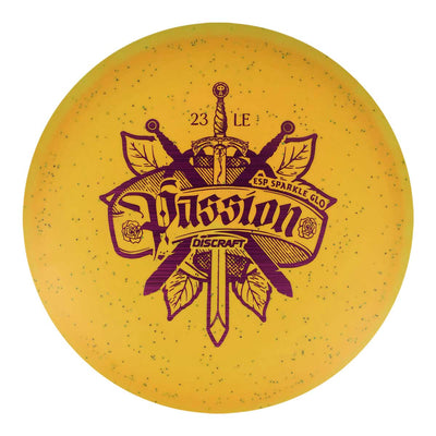 Discraft ESP Sparkle Glo Passion Fairway Driver with 2023 Ledgestone Edition - Wave 4 Stamp - Speed 8