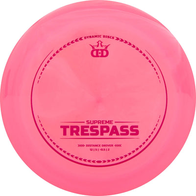 Dynamic Discs Supreme Trespass Distance Driver - Speed 12