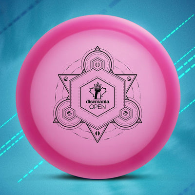 Discmania C-Line Color Glow Reinvented FD3 Fairway Driver with Discmania Open 2023 Stamp - Speed 9