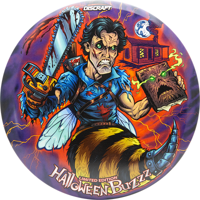 Discraft ESP SuperColor Buzzz Midrange with Limited Edition Halloween 2023 - Evil Dead Stamp - Speed 5