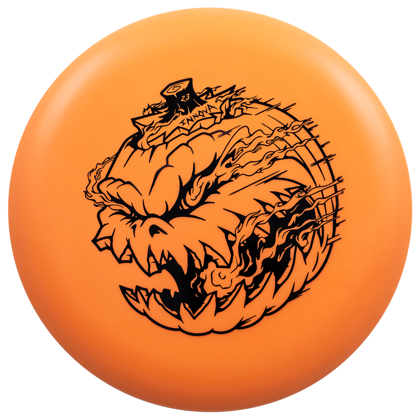 Innova Nexus Color Glow Aviar Putter Putter with Halloween Flaming Pumpkin 2023 Stamp - Speed 2