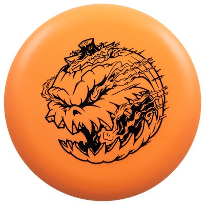 Innova Nexus Color Glow Aviar Putter Putter with Halloween Flaming Pumpkin 2023 Stamp - Speed 2