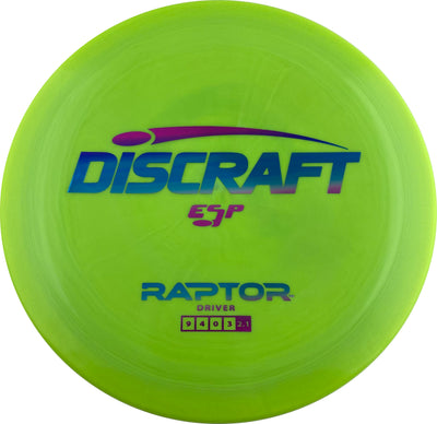 Discraft ESP Raptor Distance Driver with 2023 New Font Stamp - Speed 9