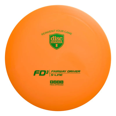 Discmania S-Line Reinvented FD3 Fairway Driver - Speed 9