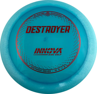 Innova Champion Blizzard Destroyer Distance Driver with Burst Logo Stock Stamp - Speed 12