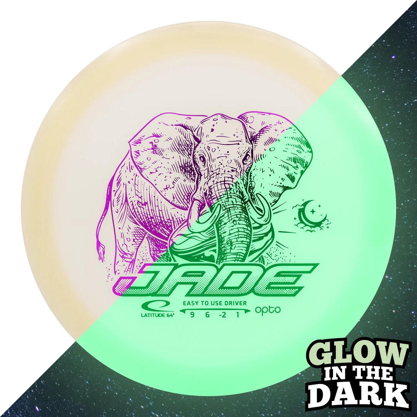 Latitude 64 Opto Moonshine Glow Jade Fairway Driver - Speed 9