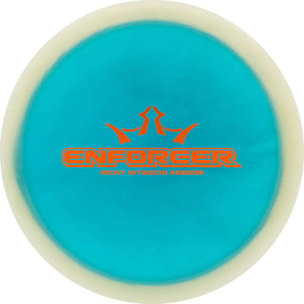 Dynamic Discs Lucid Moonshine Orbit Enforcer Distance Driver with Ricky Wysocki #38008 Stamp - Speed 12