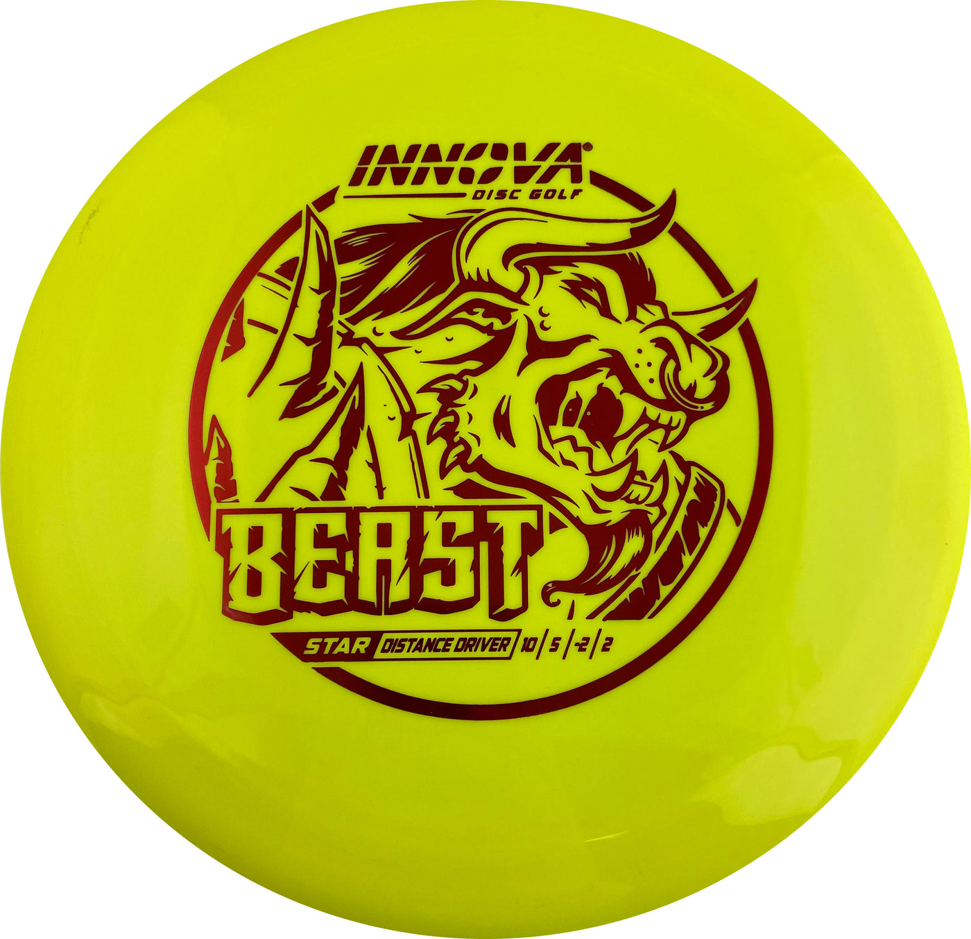 Innova Star Beast Distance Driver with Burst Logo Stock Stamp - Speed 10