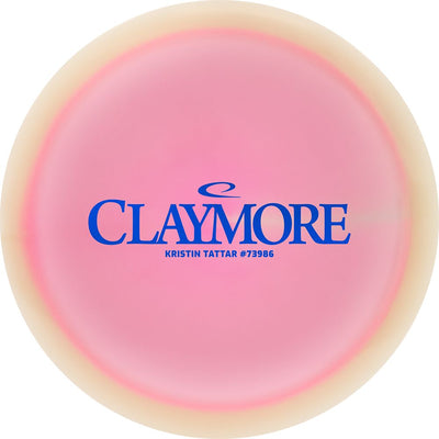 Latitude 64 Opto Orbit Moonshine Glow Claymore Midrange with Kristin Tattar #73986 Stamp - Speed 5