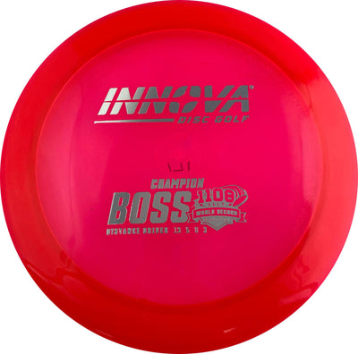 Innova Champion Boss Distance Driver with Burst Logo Stock 1108 Feet World Record Stamp - Speed 13