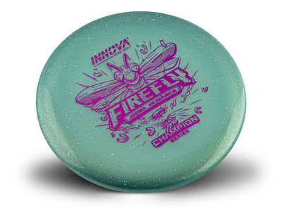 Innova Moondust Champion Firefly Putter with Joona Heinanen Team Champion Tour Series 2024 Stamp - Speed 2