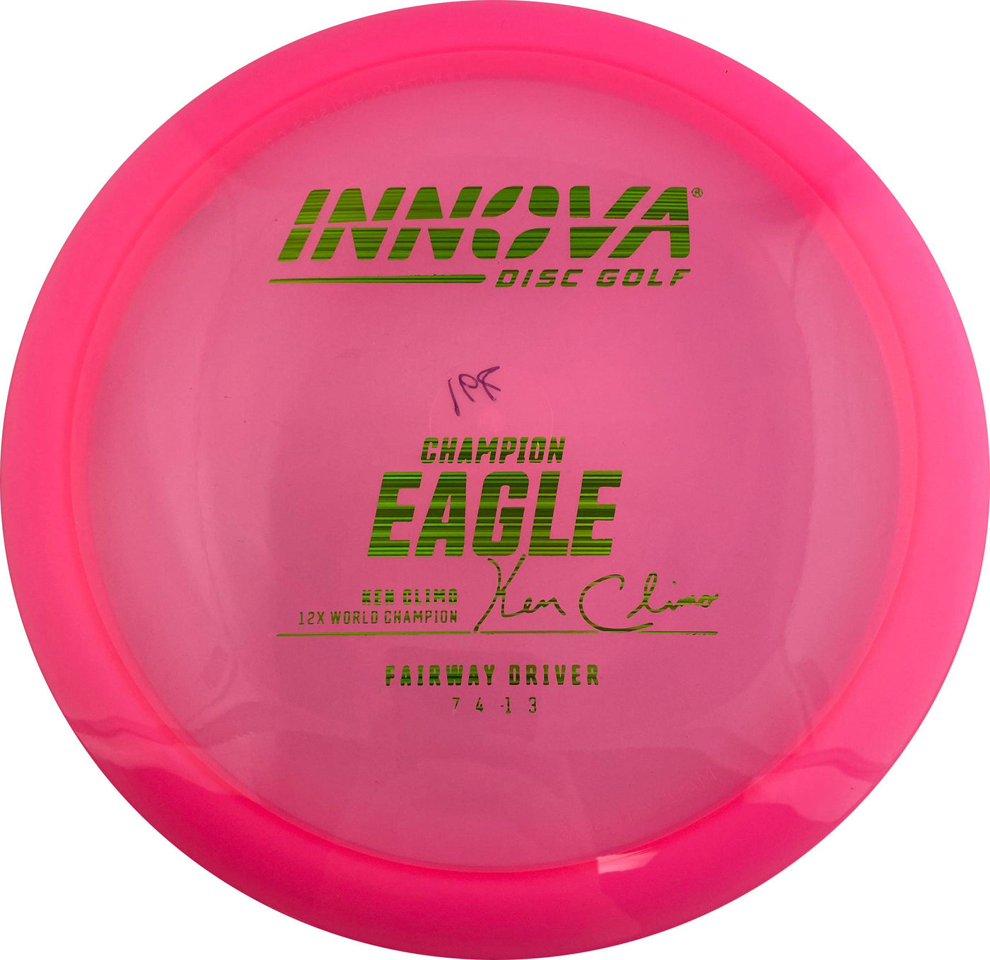 Innova Champion Eagle Fairway Driver with Ken Climo 12 Time World Champion Burst Logo Stamp - Speed 7