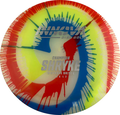 Innova Champion I-Dye Champion Shryke Distance Driver with Burst Logo Stock Stamp - Speed 13