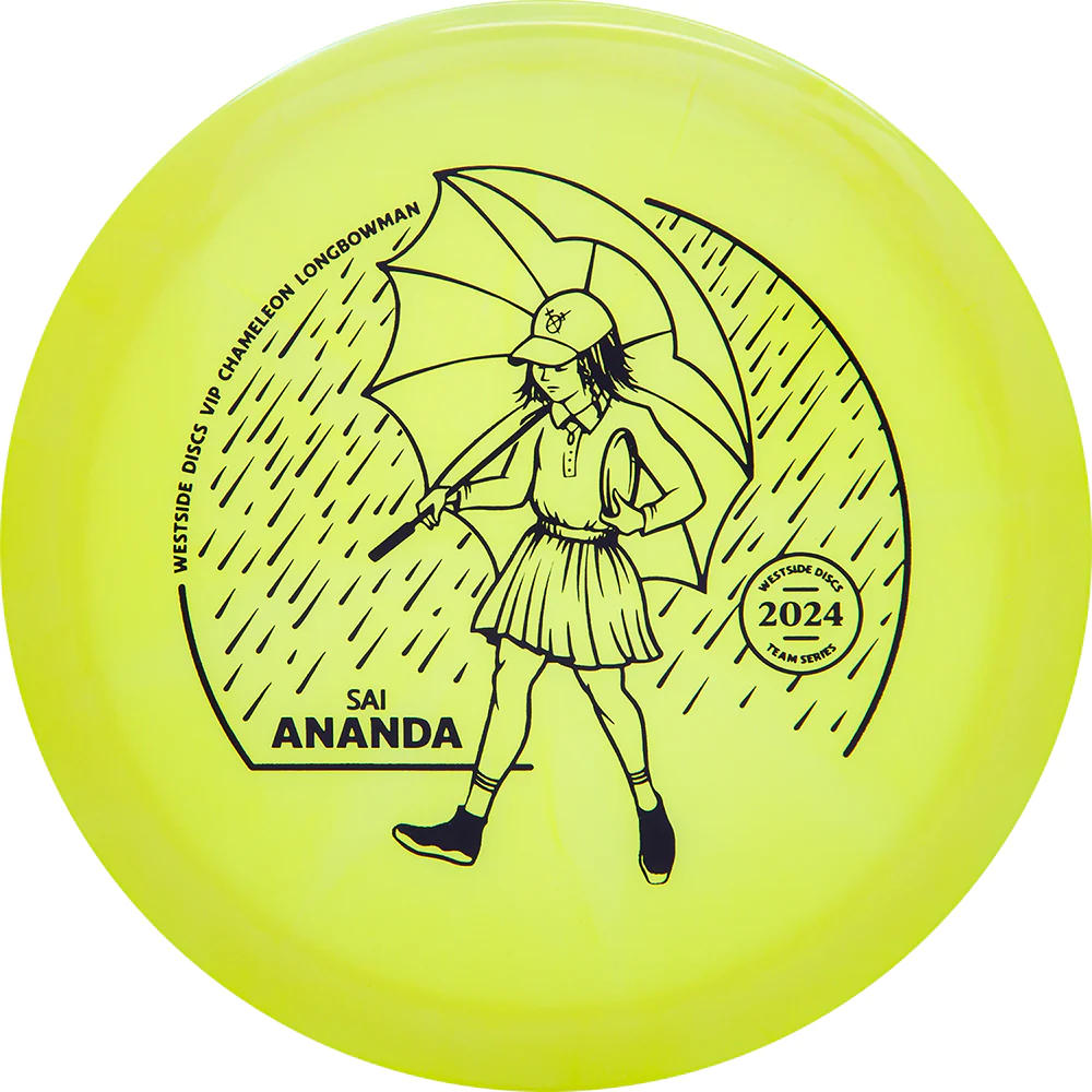 Westside VIP Chameleon Longbowman Distance Driver with Sai Ananda Team Series 2024 Stamp - Speed 9