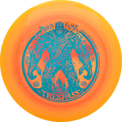 Dynamic Discs Supreme Trespass Distance Driver with Kona Montgomery Team Series 2024 Stamp - Speed 12