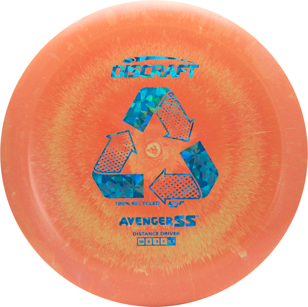 Discraft Recycled ESP Avenger SS Distance Driver with 100% Recycled ESP Stock Stamp - Speed 10