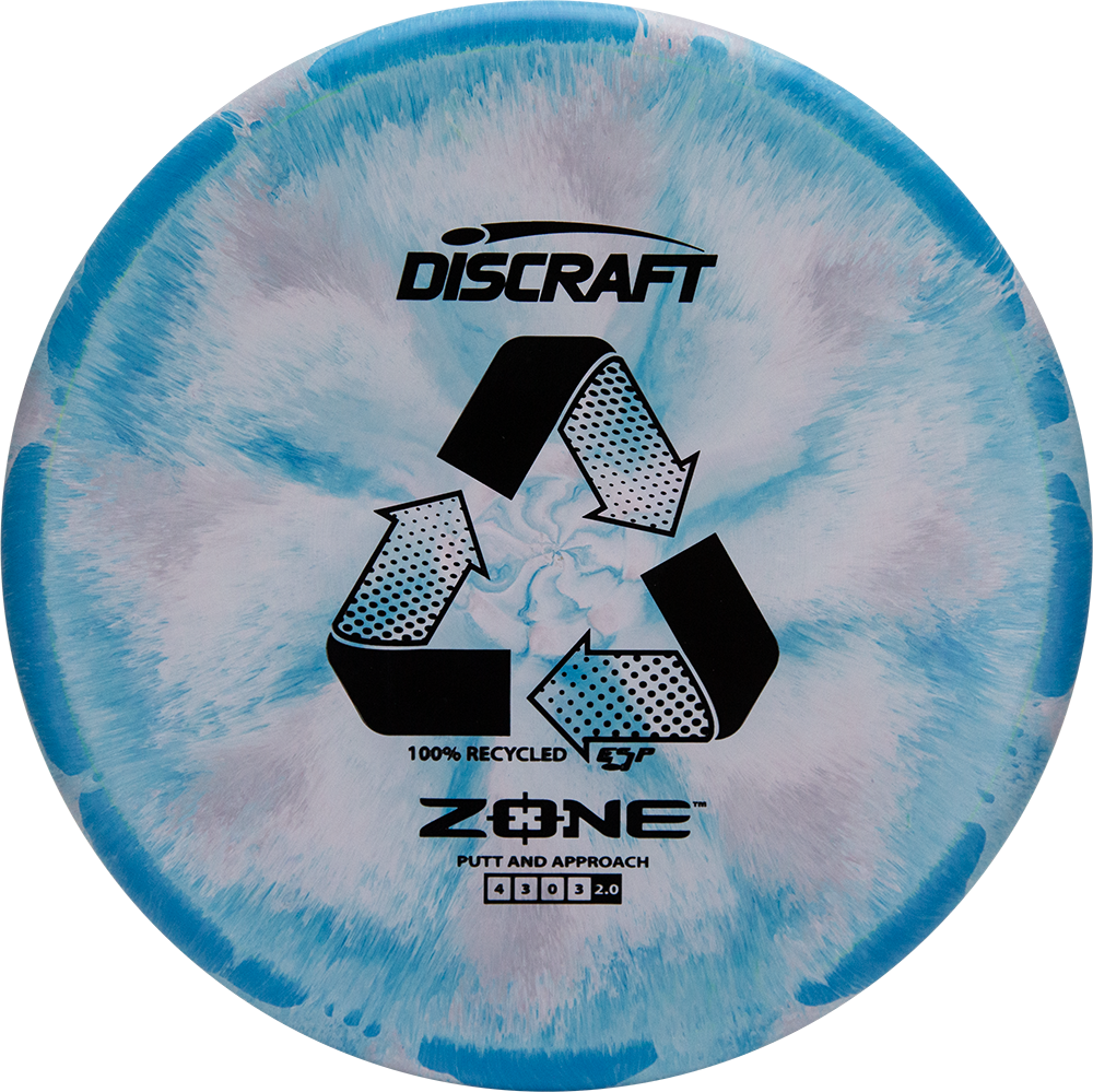 Discraft Recycled ESP Zone Putter with 100% Recycled ESP Stock Stamp - Speed 4