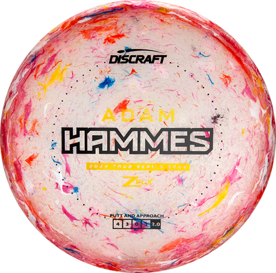 Discraft Jawbreaker Z FLX Zone Putter with Adam Hammes 2024 Tour Series Stamp - Speed 4