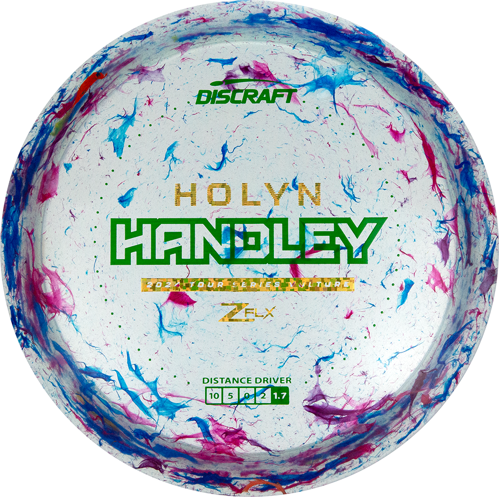 Discraft Jawbreaker Z FLX Vulture Fairway Driver with Holyn Handley 2024 Tour Series Stamp - Speed 10