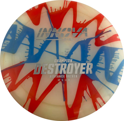 Innova Champion I-Dye Destroyer Distance Driver with Burst Logo Stock Stamp - Speed 12