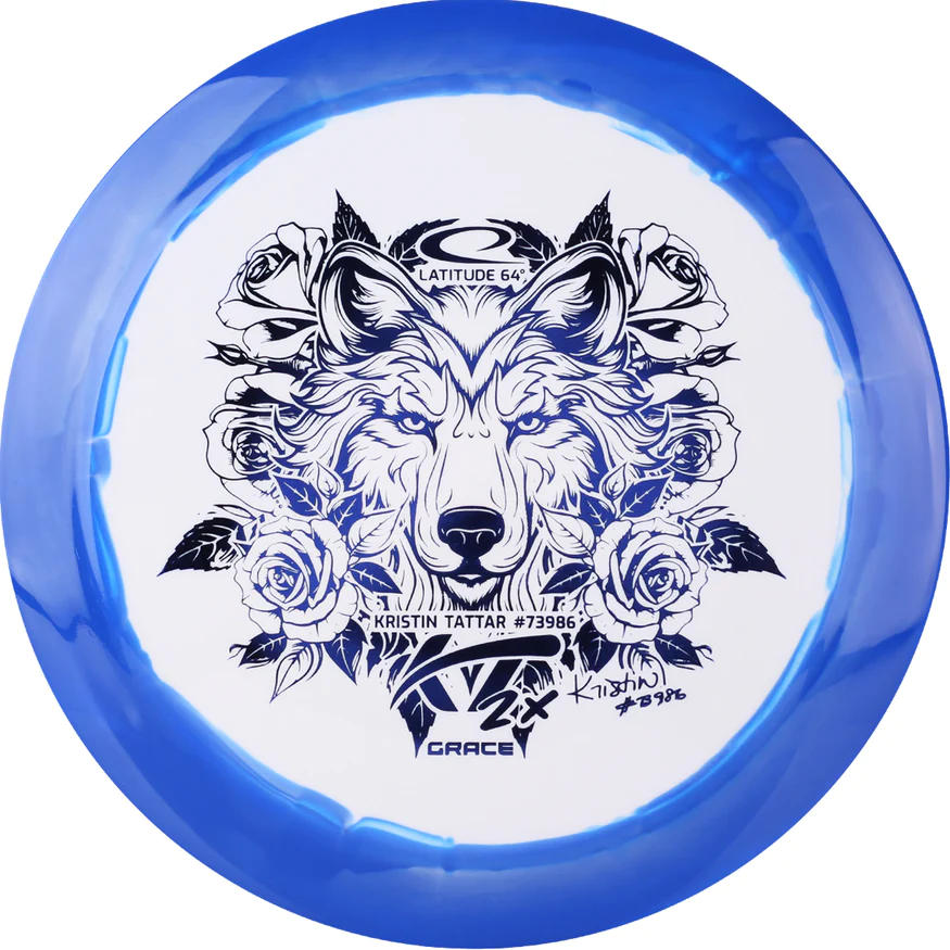 Latitude 64 Royal Grand Orbit Grace Distance Driver with Kristin Tattar Team Series 2024 Stamp - Speed 11