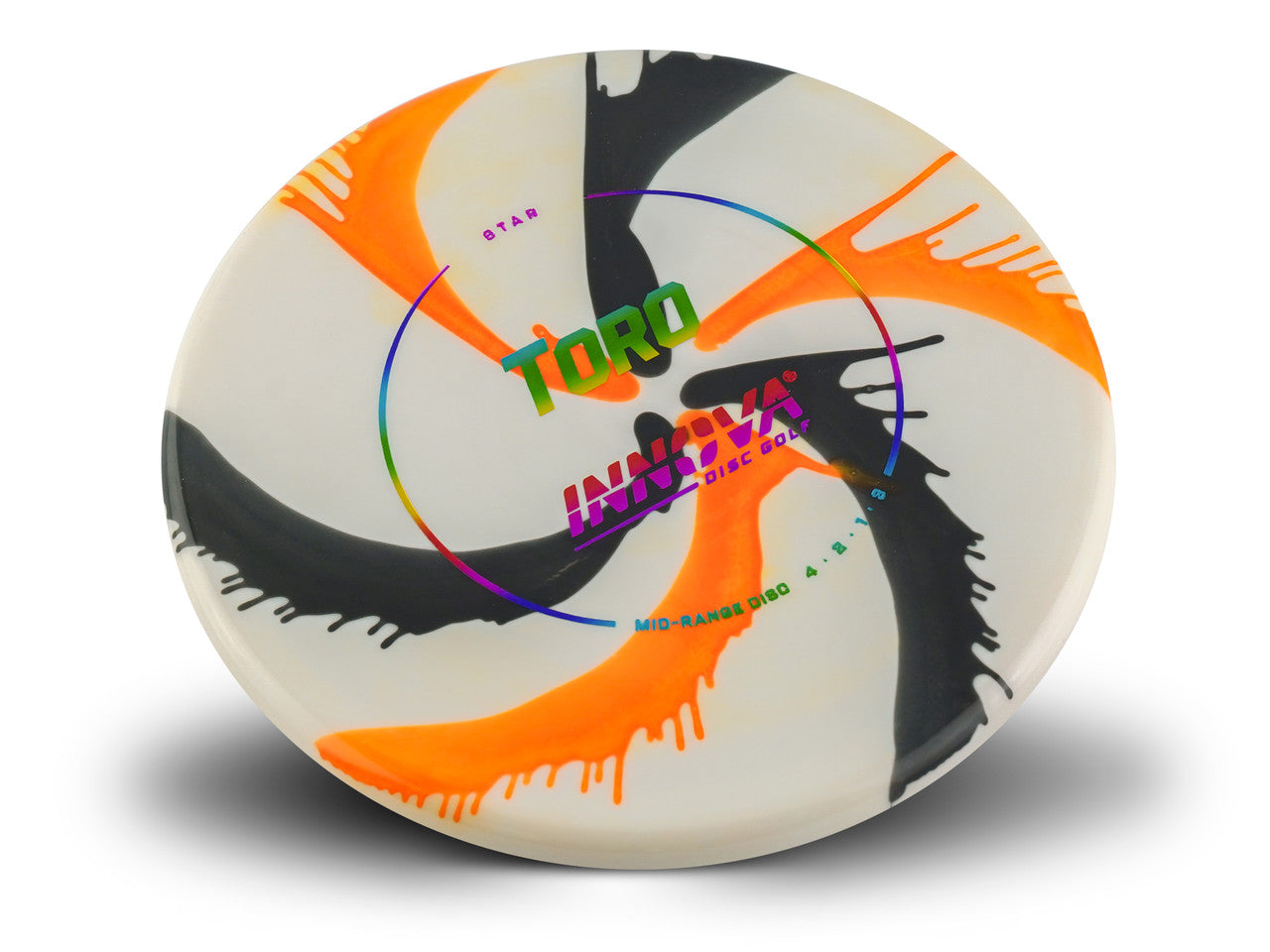 Innova Star I-Dye Toro Midrange with Burst Logo Stock Stamp - Speed 4