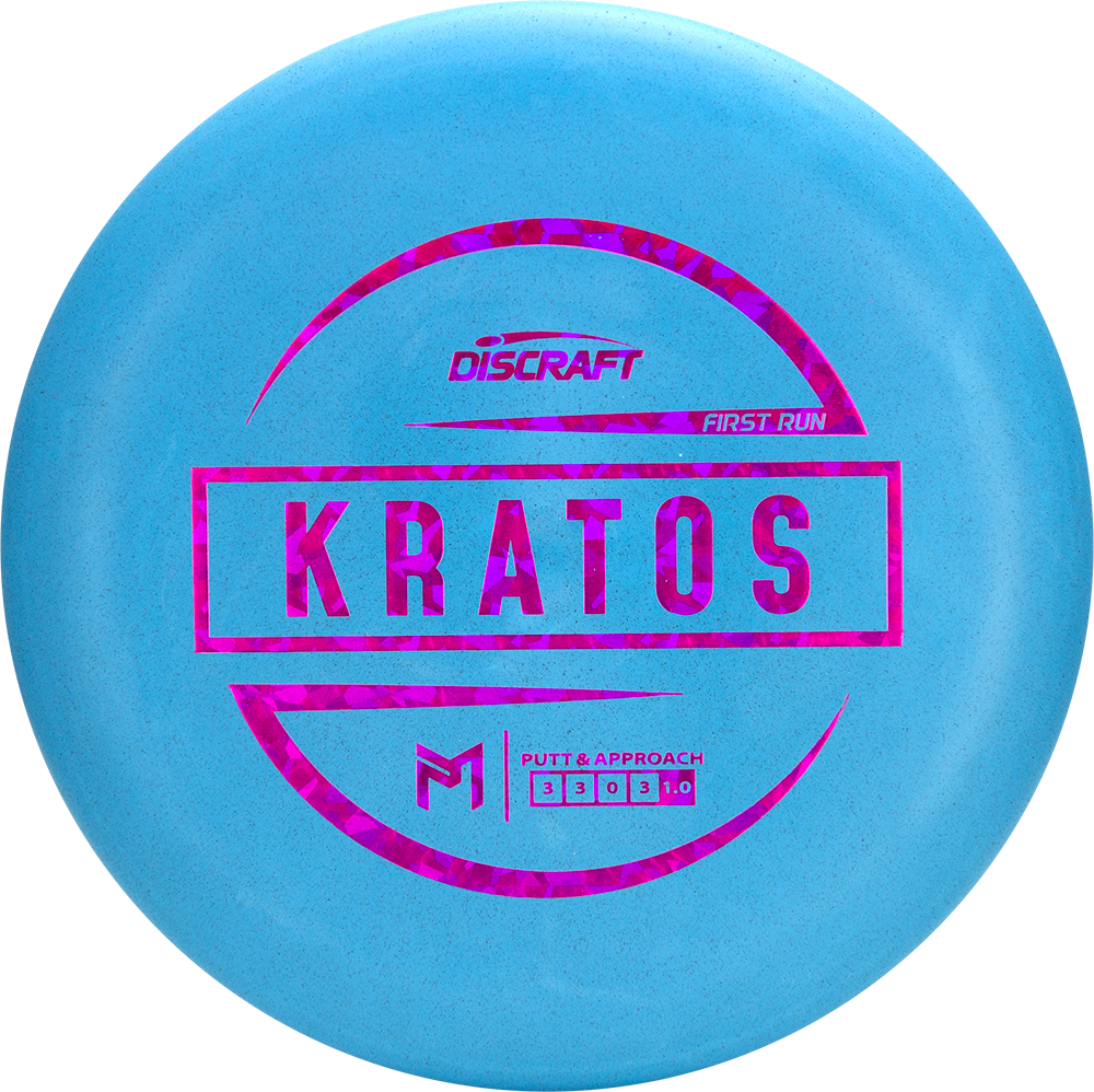 Discraft Jawbreaker/Rubber Blend Kratos Putter with First Run with PM Logo Stamp - Speed 3