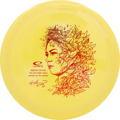 Latitude 64 Royal Grand Grace Distance Driver with Kristin Tattar - "The first 1000-rated woman on the planet" - Kristin Signature 2x Stamp - Speed 11