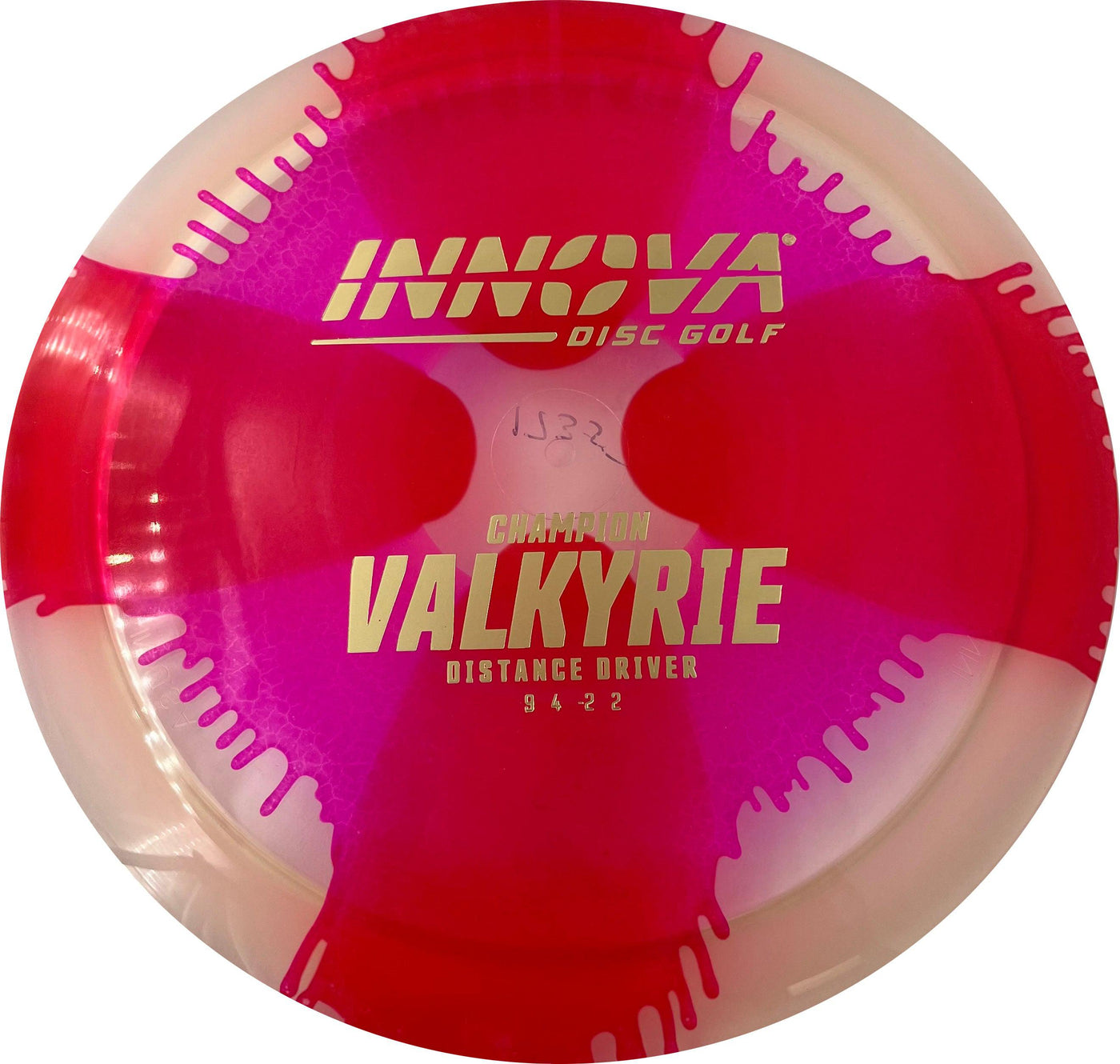 Innova Champion I-Dye Valkyrie Distance Driver with Burst Logo Stock Stamp - Speed 9