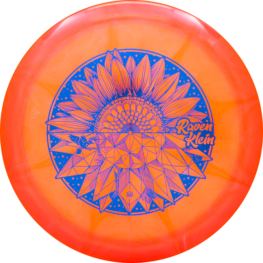 Dynamic Discs Lucid Chameleon Escape Fairway Driver with Raven Klein Team Series 2024 Stamp - Speed 9