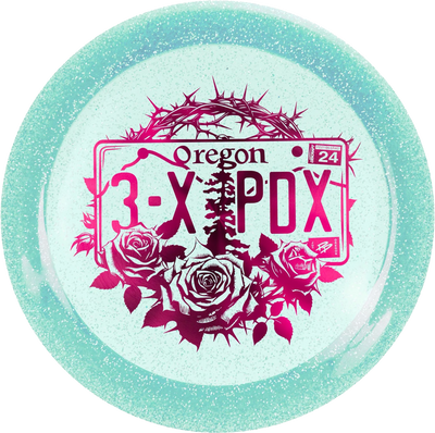 Discraft CryZtal Sparkle Drive Distance Driver with Paige Pierce - Oregon 3x PDX Winner - Roses and Thorns Stamp - Speed 11