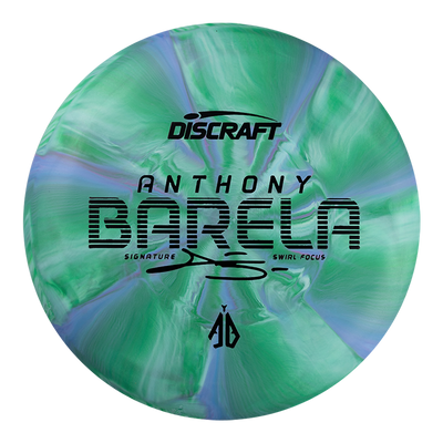 Discraft Crazy Tough CT Swirl Focus Putter with Anthony Barela Signature - AB Stamp - Speed 2