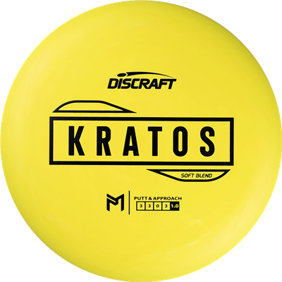 Discraft Putter Line Soft Kratos Putter with PM Logo Stock Stamp Stamp - Speed 3