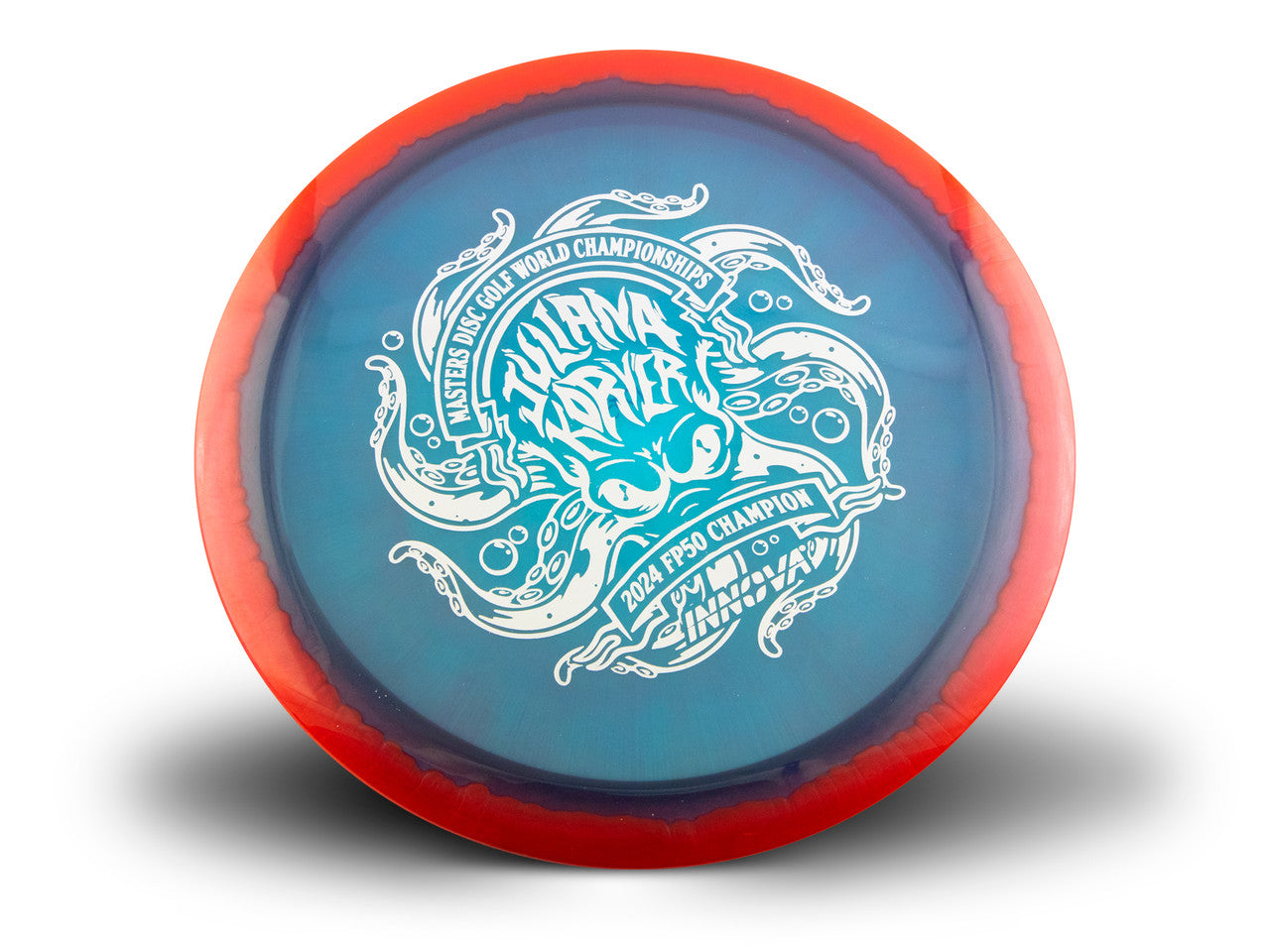 Innova Halo Champion Roadrunner Distance Driver with Juliana Korver Masters Disc Golf World Champion FP50 - 2024 Stamp - Speed 9