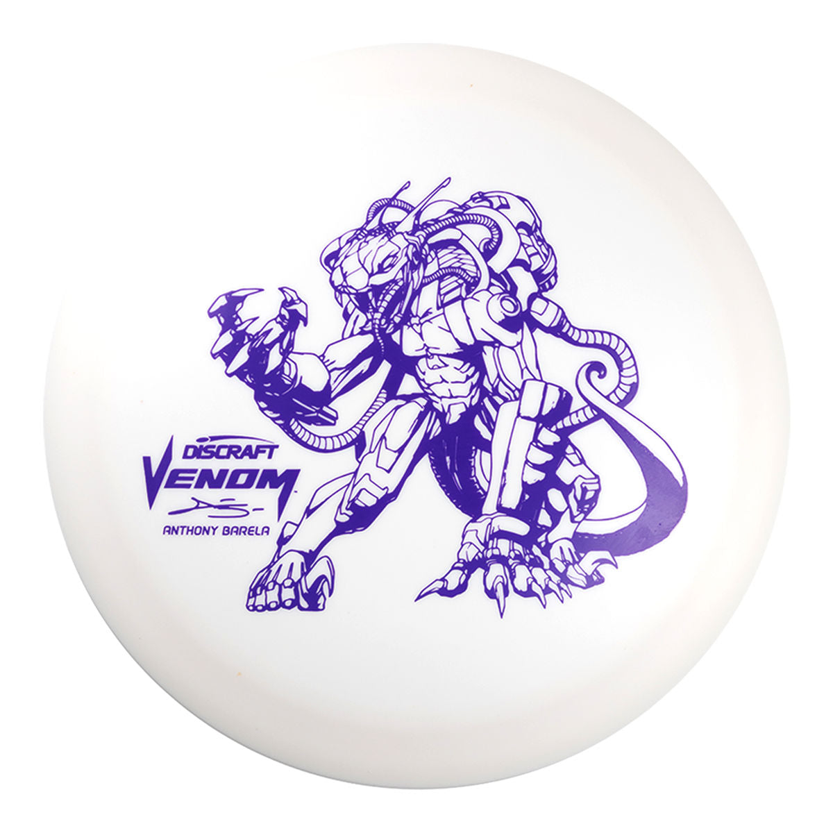 Discraft ESP Glo Venom Distance Driver with Limited Edition Mecha Viper - Anthony Barela Stamp - Speed 13