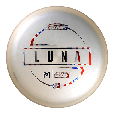 Discraft Elite Z Luna Putter with PM Logo Stock Stamp Stamp - Speed 3