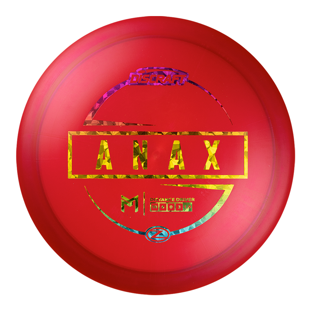 Discraft Elite Z Anax Fairway Driver with PM Logo Stock Stamp Stamp - Speed 10