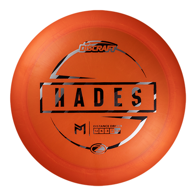 Discraft Elite Z Hades Distance Driver with PM Logo Stock Stamp Stamp - Speed 12