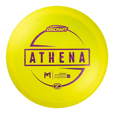 Discraft Elite Z Athena Fairway Driver with PM Logo Stock Stamp Stamp - Speed 7