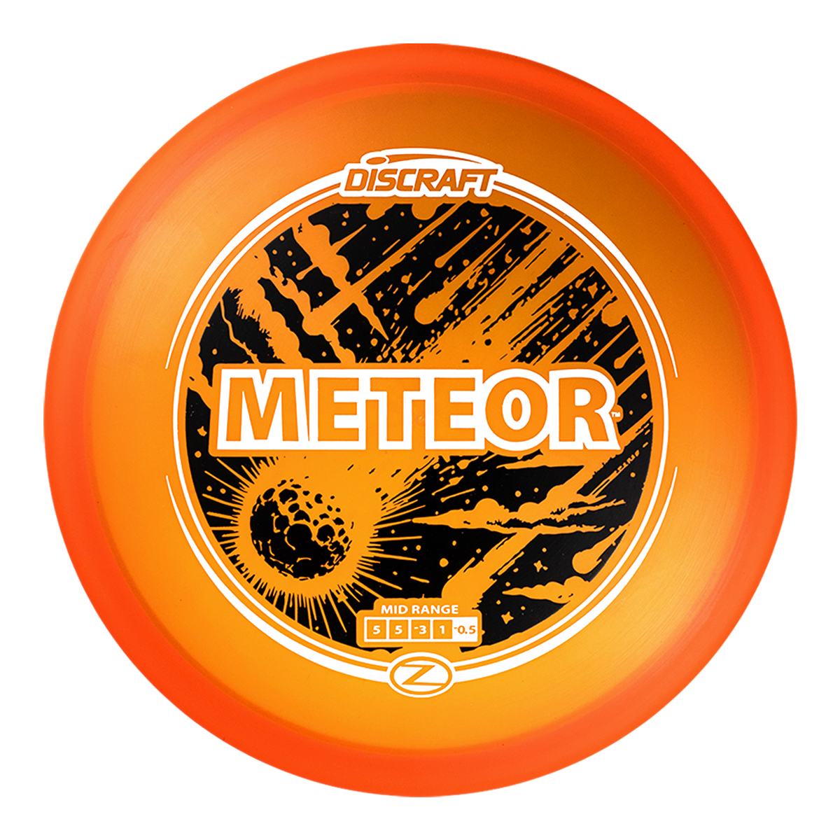 Discraft Elite Z Meteor Midrange with Meteor Shower Double Foil Stamp - Speed 5