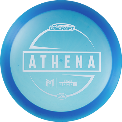 Discraft Elite Z Lite Athena Fairway Driver with PM Logo Stock Stamp Stamp - Speed 7