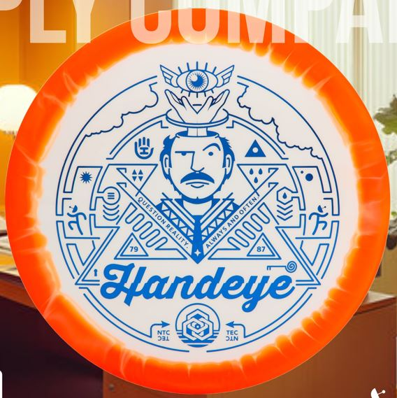 Dynamic Discs Fuzion Ice Orbit Vandal Fairway Driver with Meditate - Handeye Supply Co Stamp - Speed 9