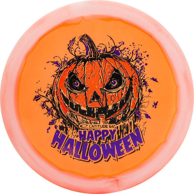 Latitude 64 Opto Ice Orbit Saint Pro Fairway Driver with Happy Halloween Spooky Pumpkin - Triple Foil 2024 Stamp - Speed 8