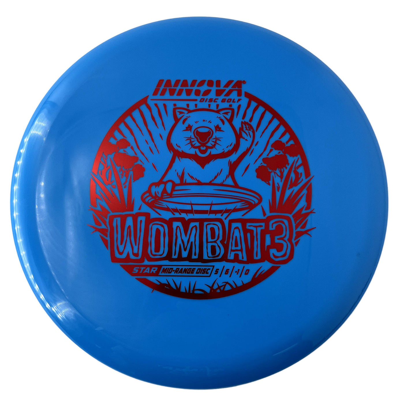 Innova Star Wombat3 Midrange with Burst Logo Stock Stamp - Speed 5